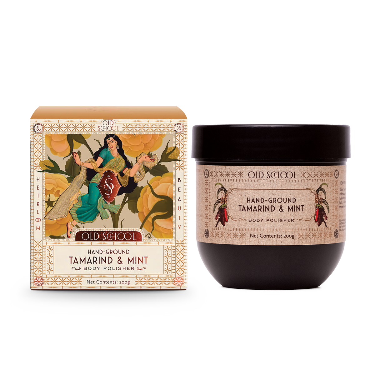 Hand-Ground Tamarind & Mint Body Polisher - Old School Ritual