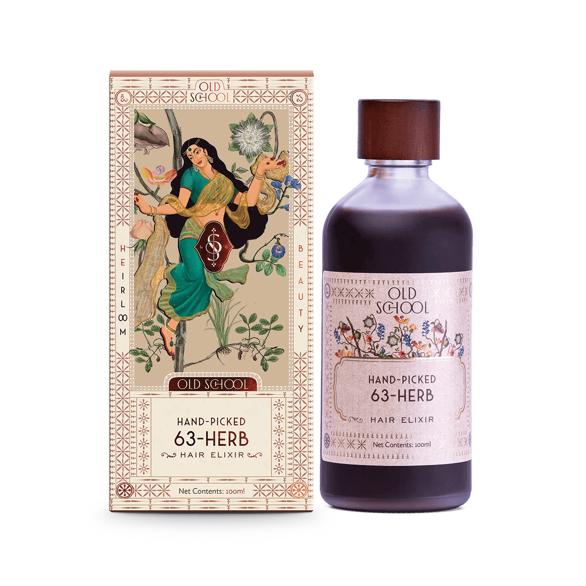 Hand-Picked 63-Herb Hair Elixir - Old School Ritual