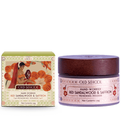 Hand-Worked Red Sandalwood & Saffron Renewing Mousse - Old School Ritual