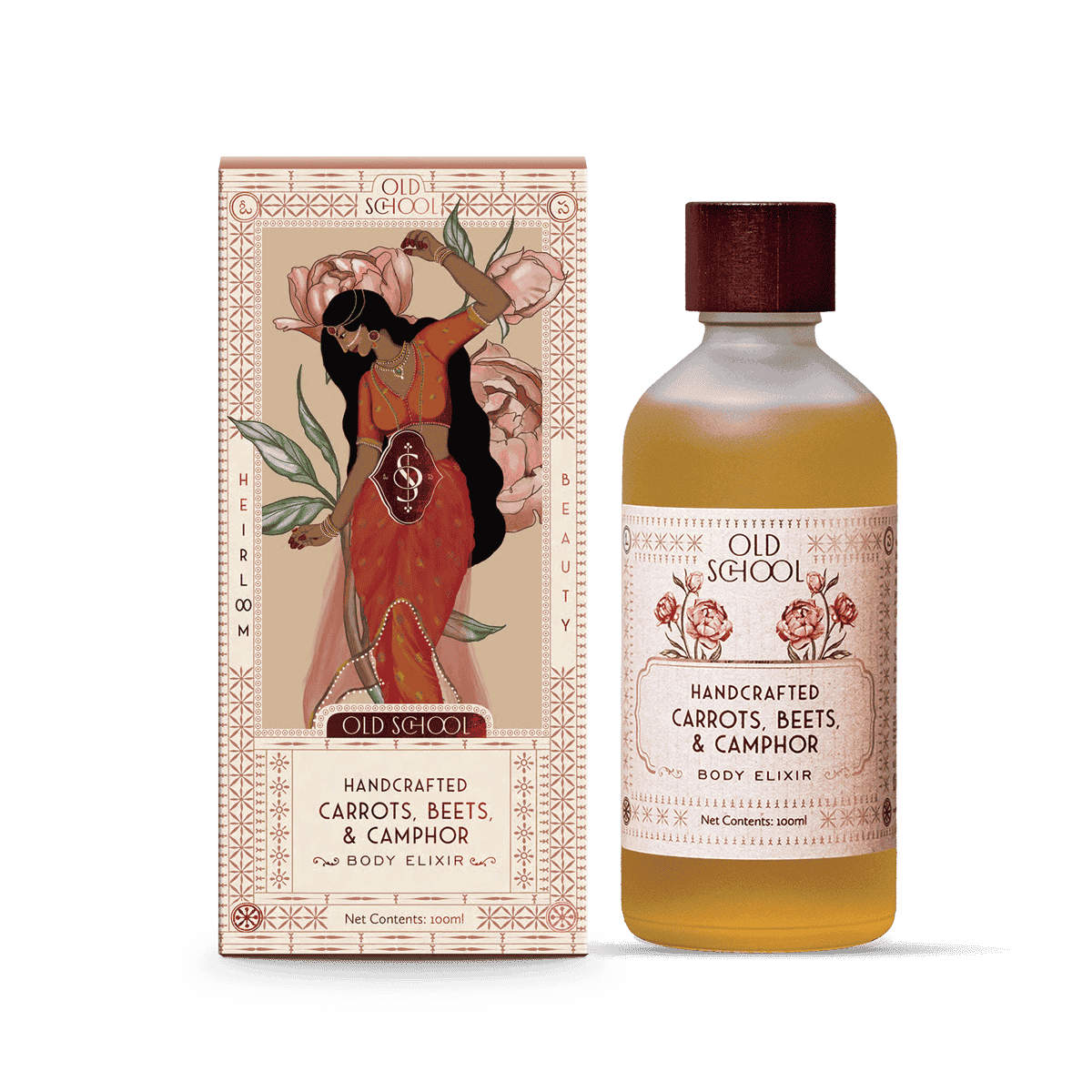 Handcrafted Carrots, Beets, & Camphor Body Elixir - Old School Ritual