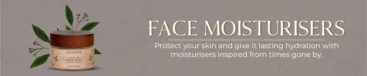 Face Moisturisers Product Banner - Old School Rituals