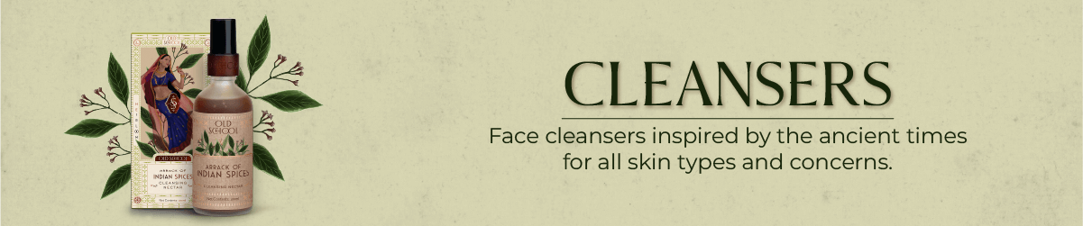 Face Cleanser Products Banner - Old School Rituals