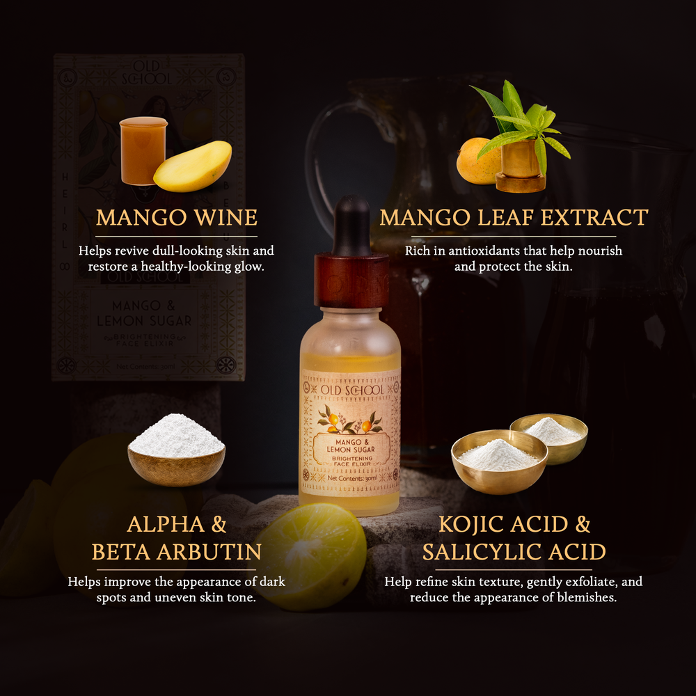 Mango & Lemon Sugar Brightening Face Elixir