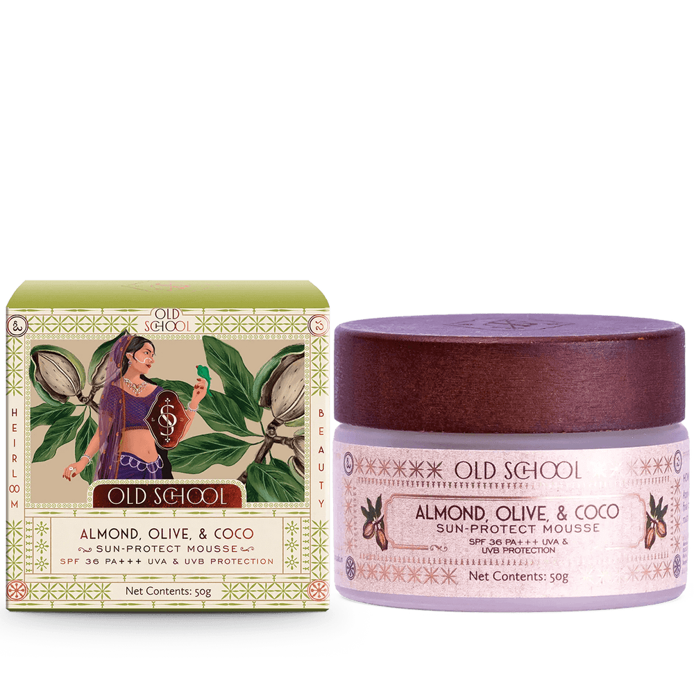 Almond, Olive, & Coco Sun Protect Mousse - Old School Ritual
