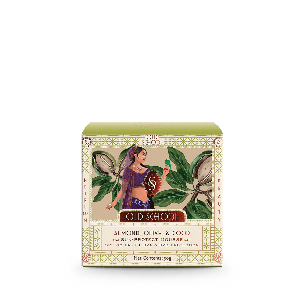 Almond, Olive, & Coco Sun Protect Mousse - Old School Ritual