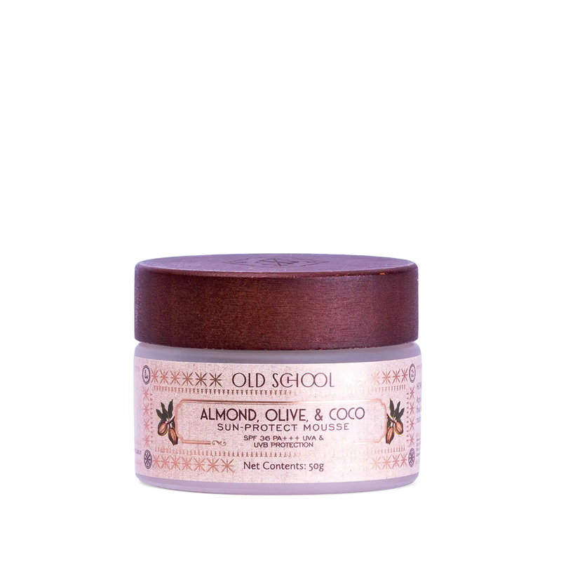 Almond, Olive, & Coco Sun Protect Mousse - Old School Ritual