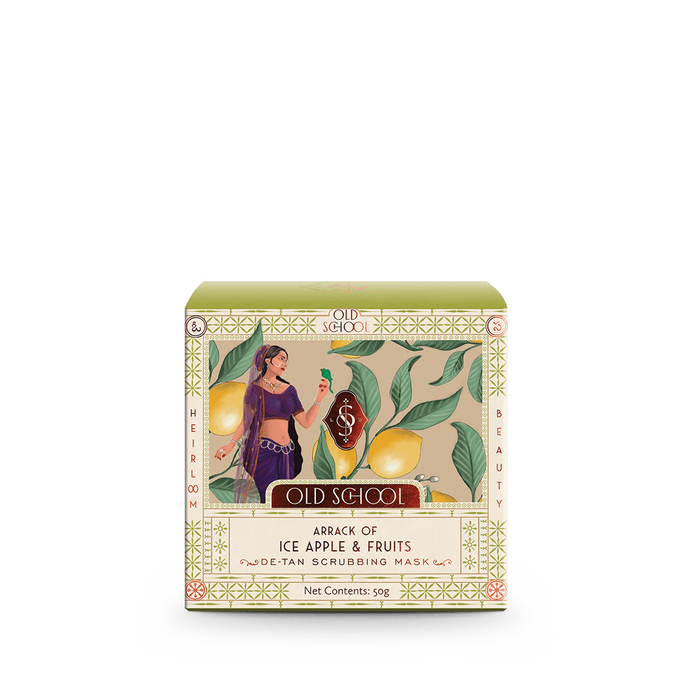 Arrack of Ice Apple & Fruits De-Tan Scrubbing Mask - Old School Ritual