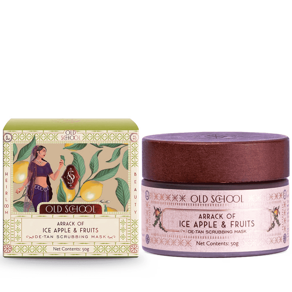 Arrack of Ice Apple & Fruits De-Tan Scrubbing Mask - Old School Ritual
