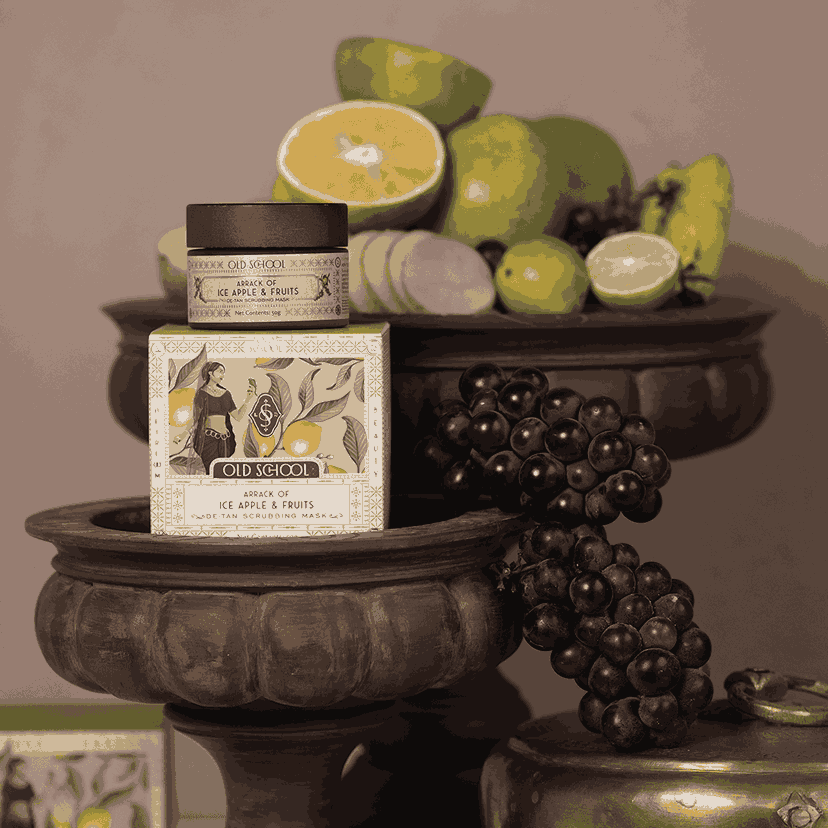 Arrack of Ice Apple & Fruits De-Tan Scrubbing Mask - Old School Ritual