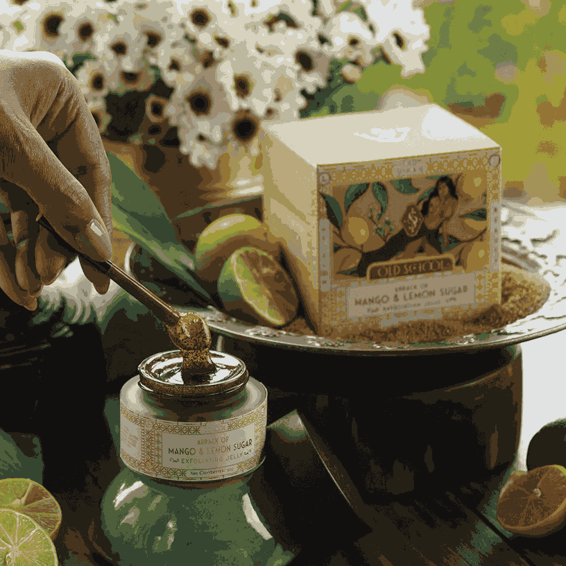 Arrack of Mango & Lemon Sugar Exfoliating Jelly - Old School Ritual