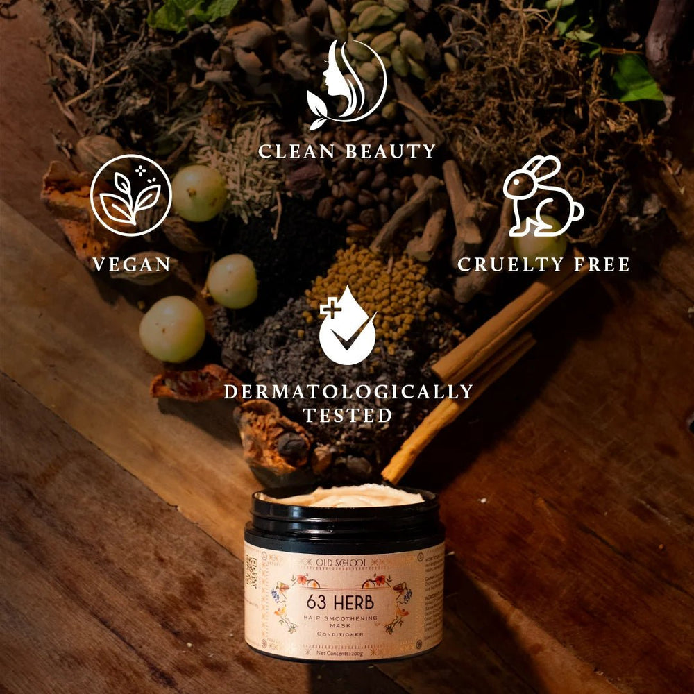 63 Herb Hair Smoothening Mask (Conditioner)