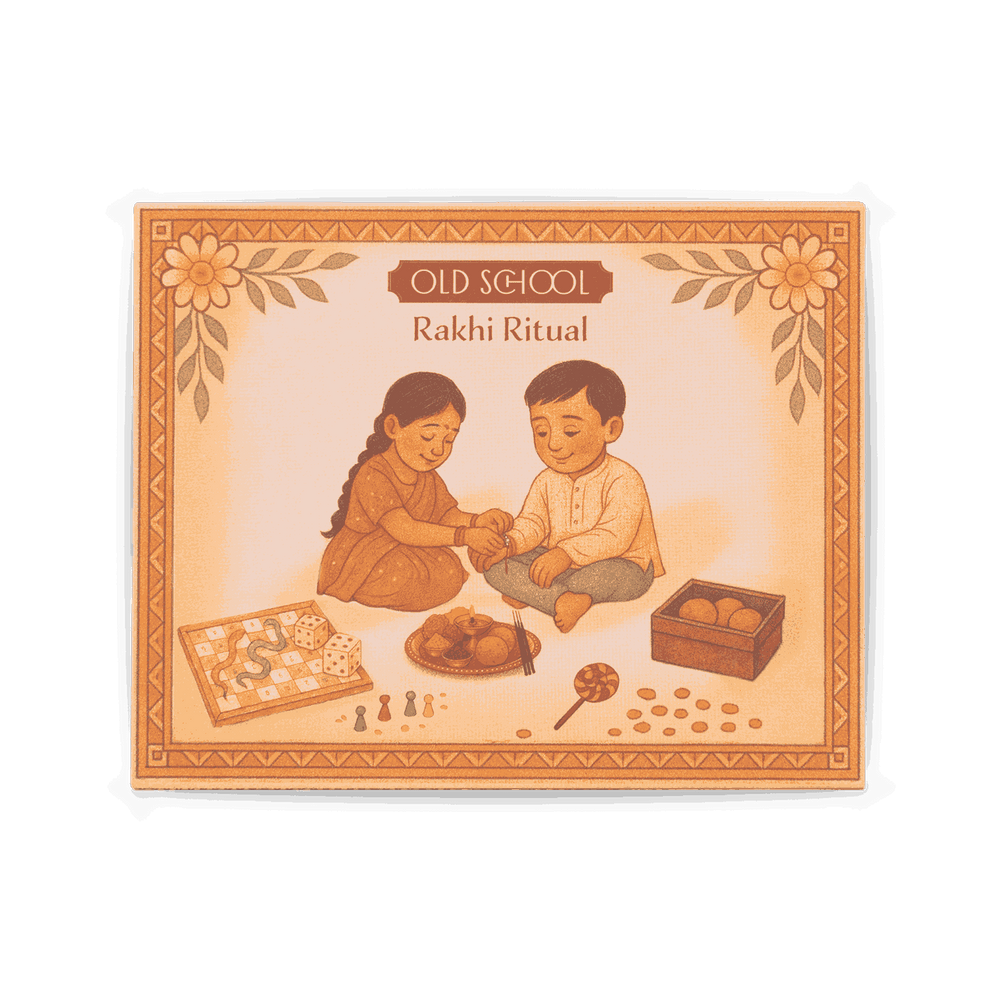 Old School Rakhi Gift Box