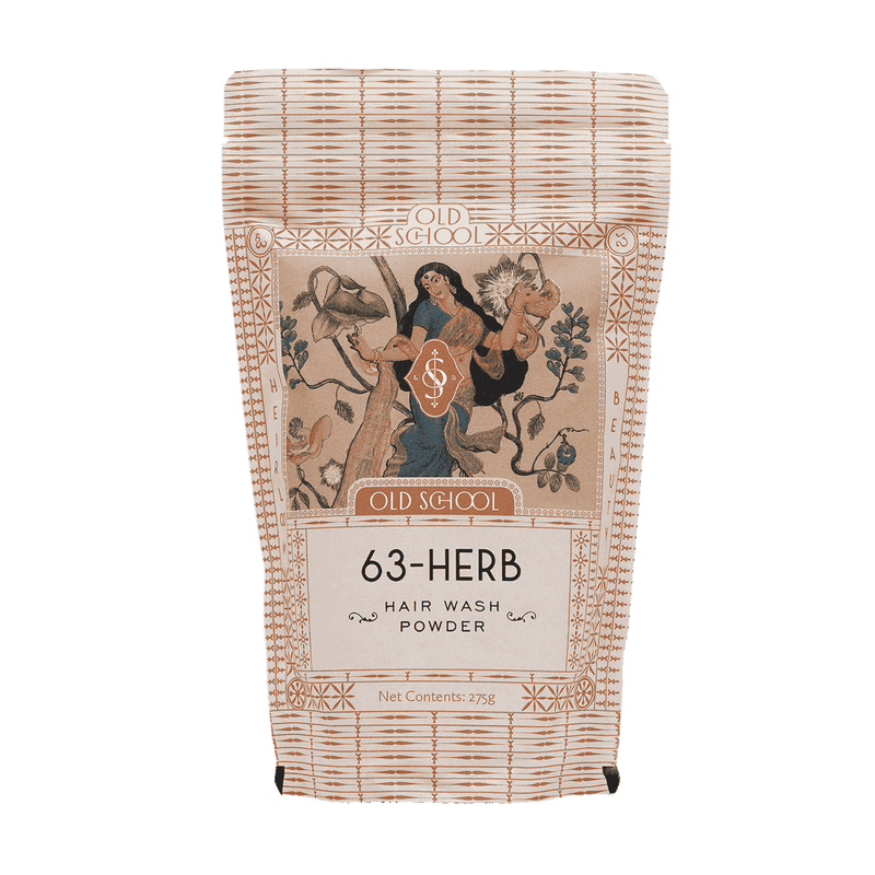 Herbal hair wash powder for gentle cleansing