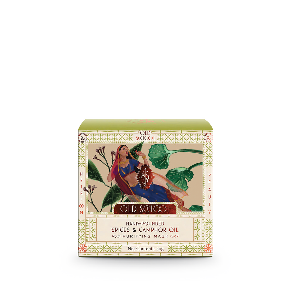 Hand-Pounded Spices & Camphor Oil Purifying Mask - Old School Ritual
