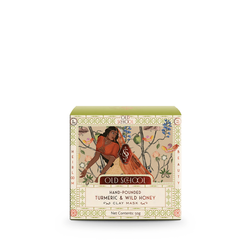 Hand-Pounded Turmeric & Wild Honey Clay Mask - Old School Ritual