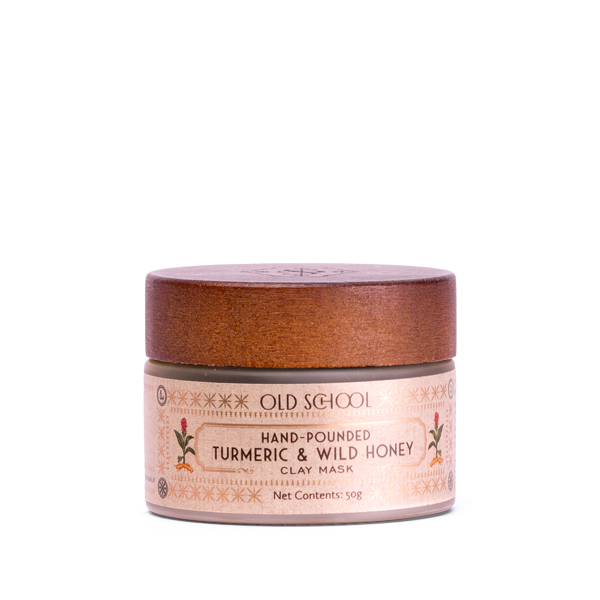 Hand-Pounded Turmeric & Wild Honey Clay Mask