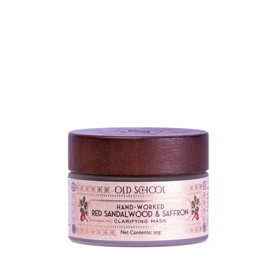 Hand-Worked Red Sandalwood & Saffron Clarifying Mask - Old School Ritual