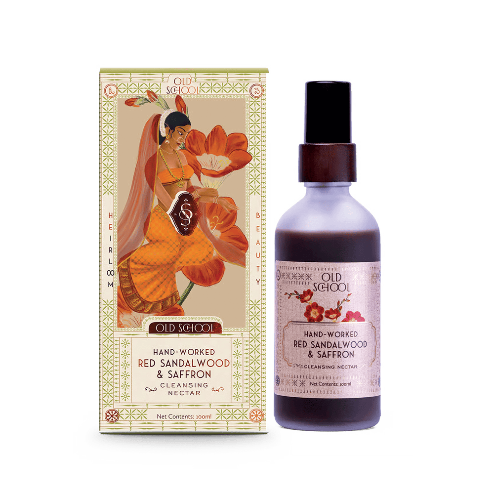 Hand-Worked Red Sandalwood & Saffron Cleansing Nectar - Old School Ritual