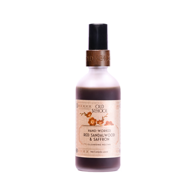 Hand-Worked Red Sandalwood & Saffron Cleansing Nectar