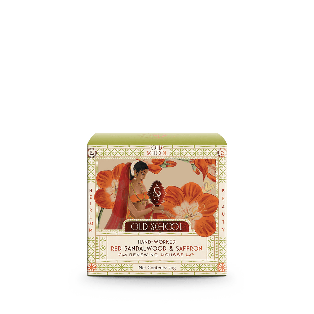 Hand-Worked Red Sandalwood & Saffron Renewing Mousse - Old School Ritual