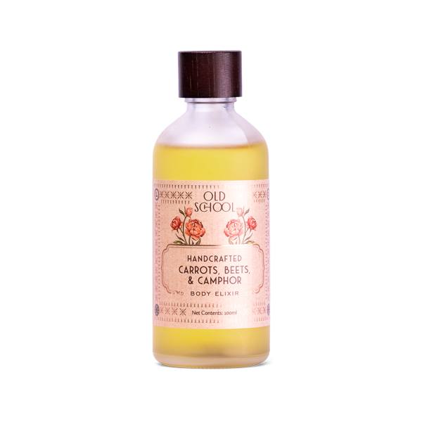 Handcrafted Carrots, Beets, & Camphor Body Elixir