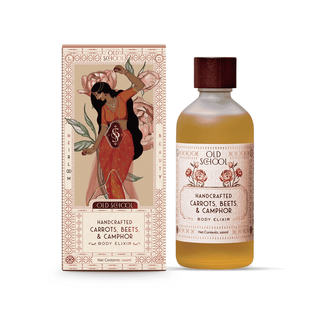 Handcrafted Carrots, Beets, & Camphor Body Elixir - Old School Ritual