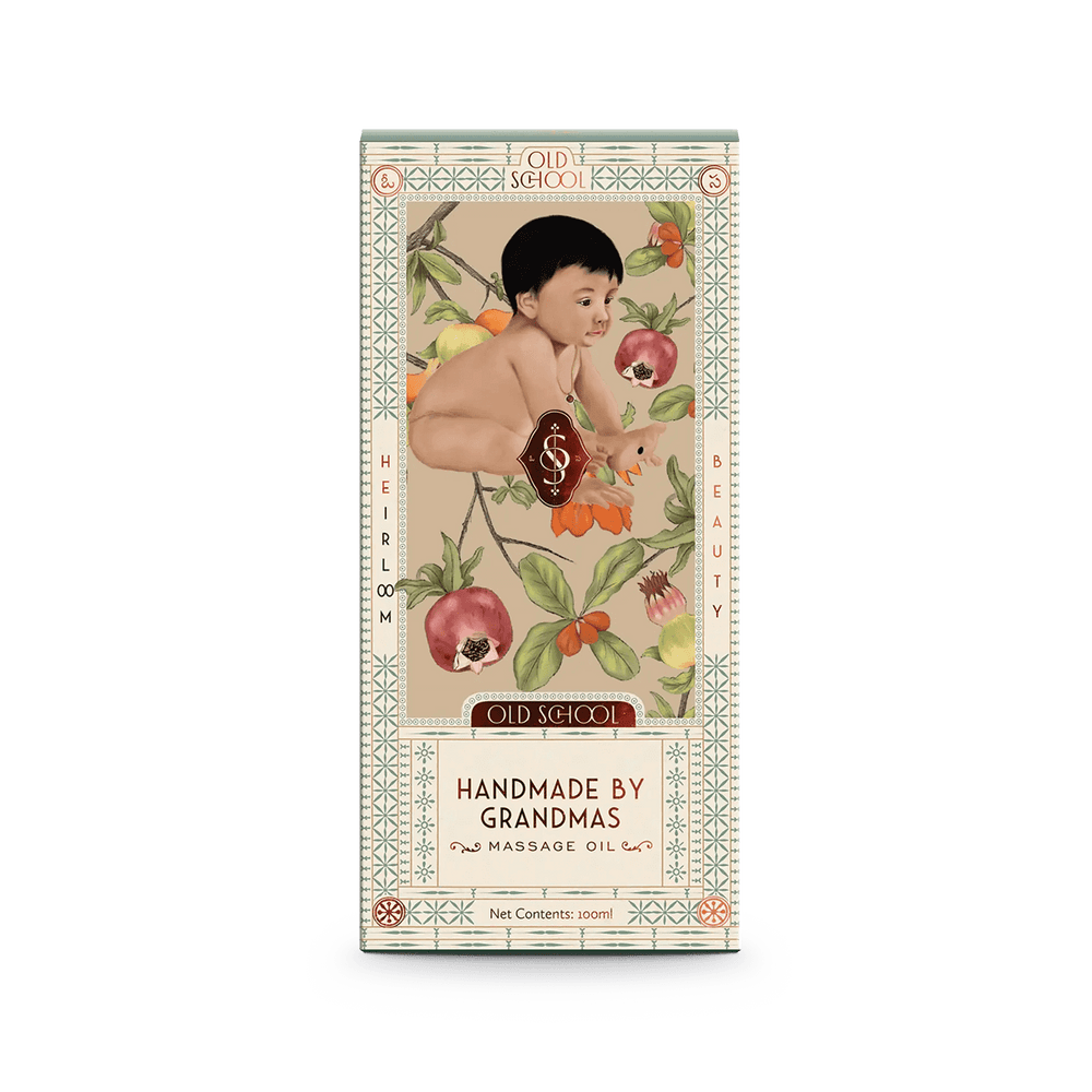 Handmade by Grandmas Massage Oil For Kids - Old School Ritual