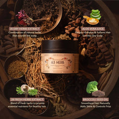 63 Herb Hair Smoothening Mask (Conditioner)
