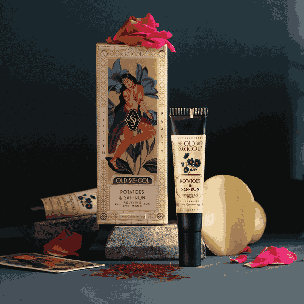 Potatoes & Saffron Reviving Eye Mask - Old School Ritual