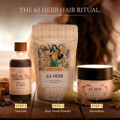 63 Herb Hair Smoothening Mask (Conditioner)